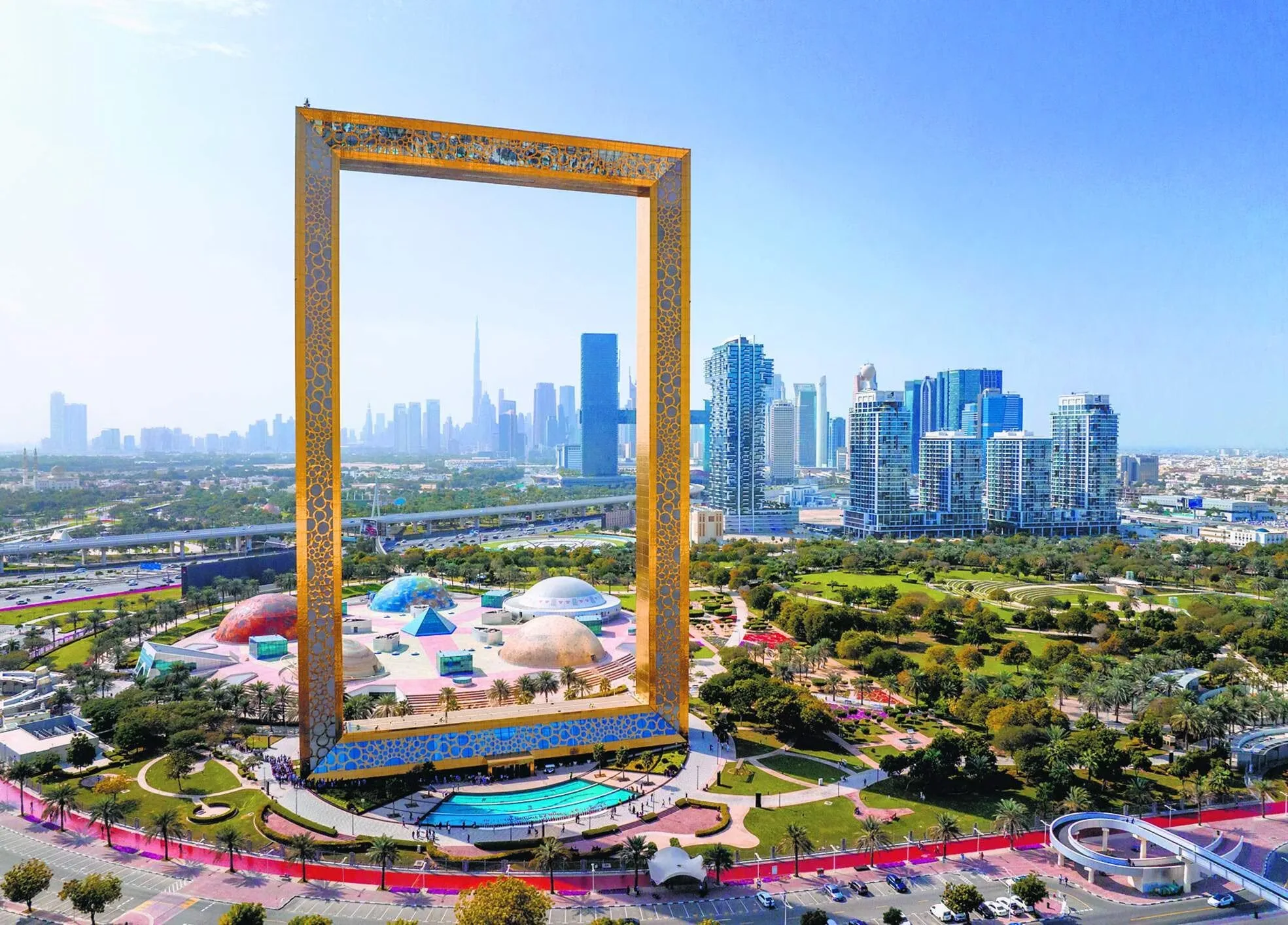 Dubai frame with Desert Safari Tour