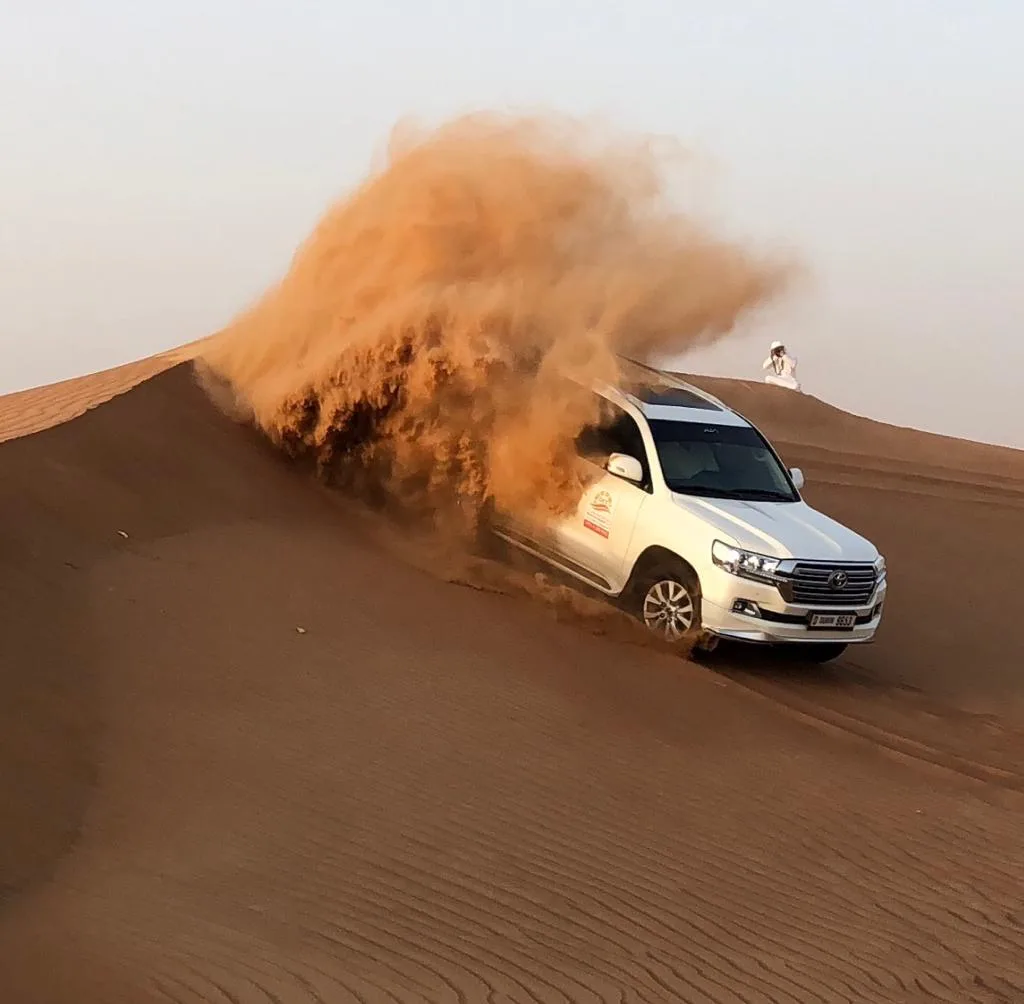 Dubai frame with Desert Safari Tour