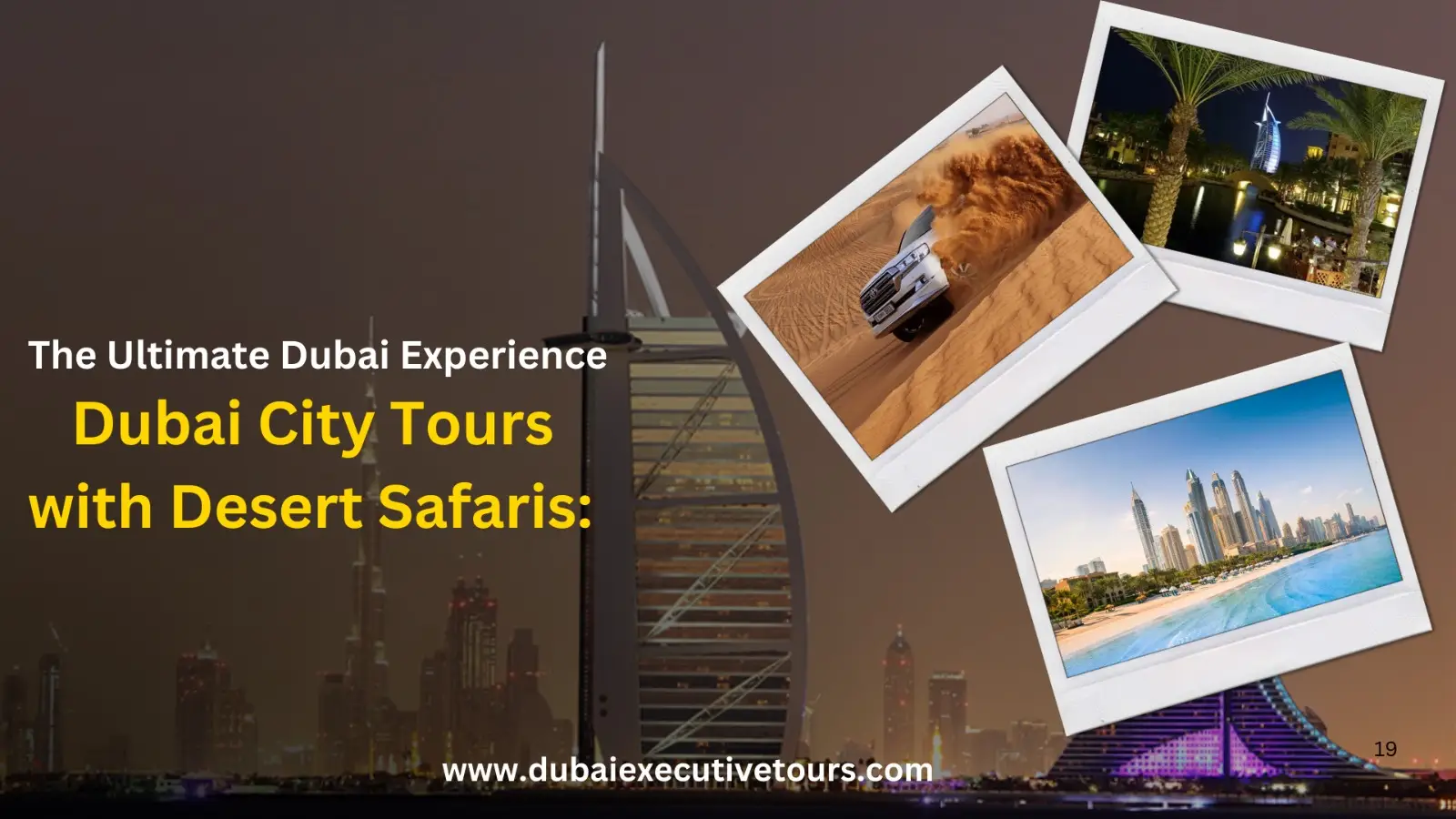 Dubai City Tours with Desert Safaris: The Ultimate Dubai Experience