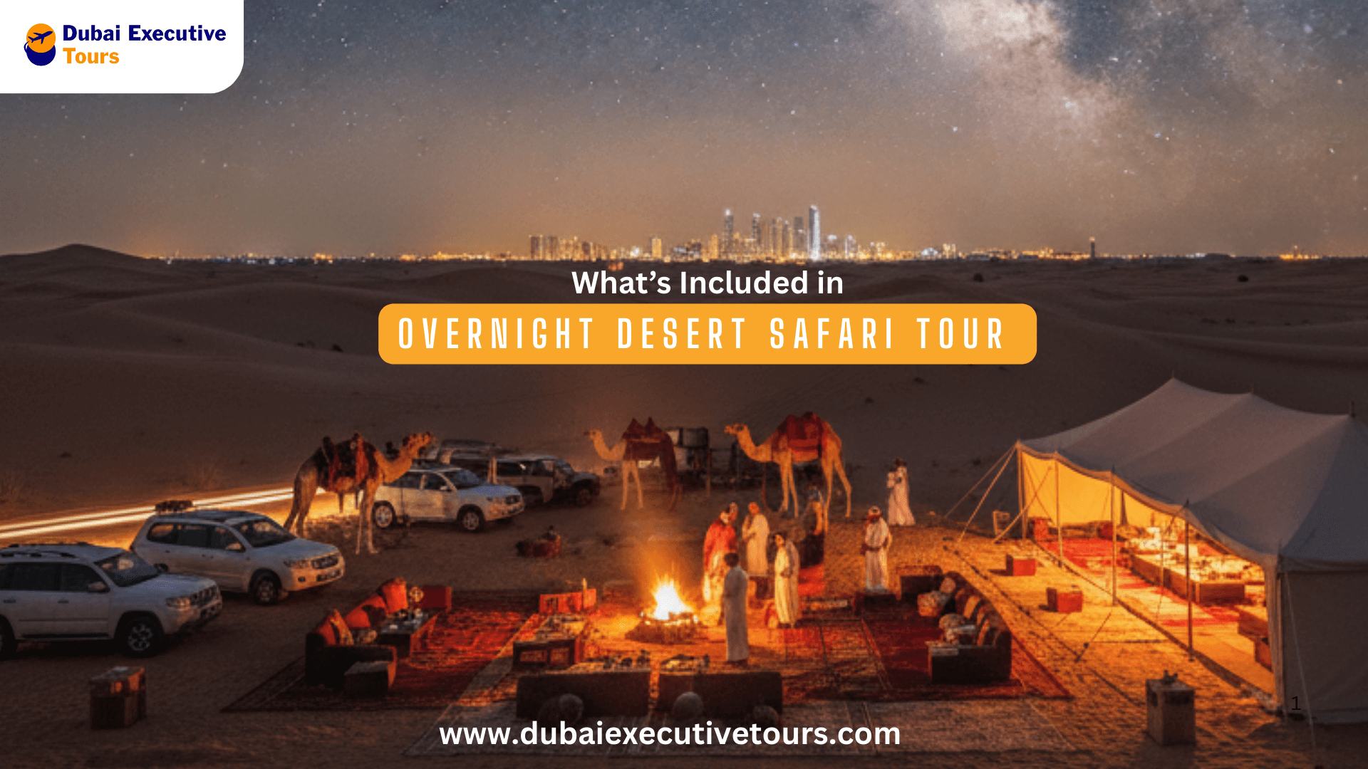 What’s Included in an Overnight Desert Safari trip in Dubai with Campfire Fun?