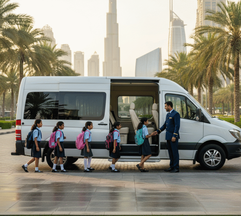 School Pick up and Drop Off services Dubai