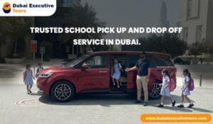 school pick-up and drop-off service in Dubai
