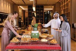 Savoring Delicious Arabian Buffet Dinner